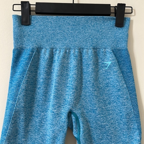 Gymshark Flex Cycling Bike Shorts Blue Size Medium - Picture 4 of 10